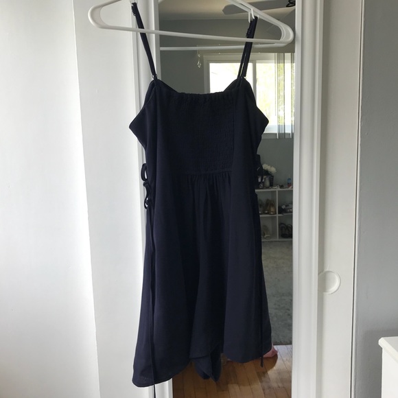 Navy Blue Romper - Picture 2 of 3
